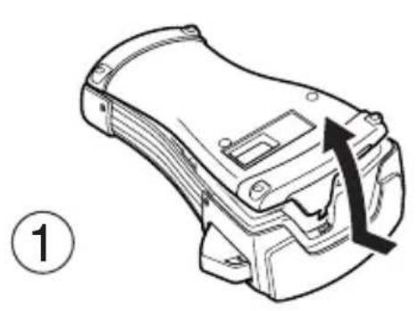 BROTHER PTouch PT2480 - Batterien und Schriftbandkassetten in den P-touch einsetzen - 1