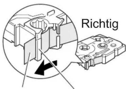 BROTHER PTouch PT2480 - Hinweise zu den Schriftbandkassetten - 1