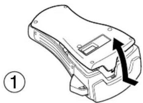 BROTHER PTouch PT2460 - Batterijen en lintcassette plaatsen - 1