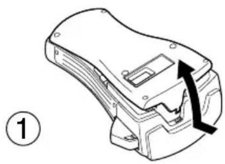 BROTHER PTouch PT2460 - Batterien und Schriftbandkassetten in den P-touch einsetzen - 1