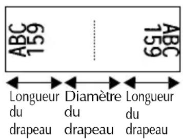 BROTHER PTouch PT2460 - Mode flag (drapeau) - 2