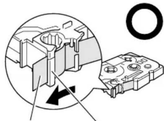 BROTHER PTouch PT2460 - Opmerkingen over lintcassettes - 1