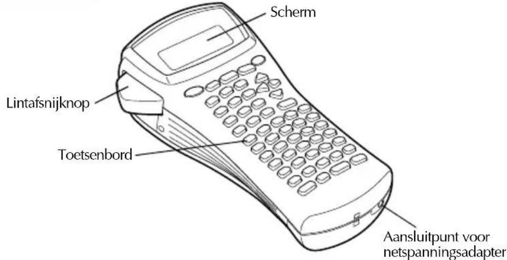 BROTHER PTouch PT2460 - Bovenanzicht en onderaanzicht - 1