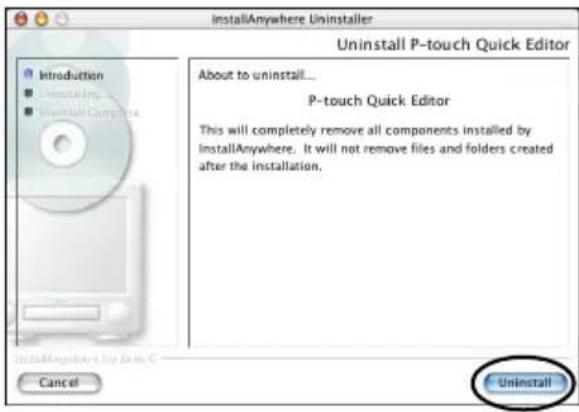 BROTHER PTouch 9500PC - Cliquez sur [Quit]. - 8