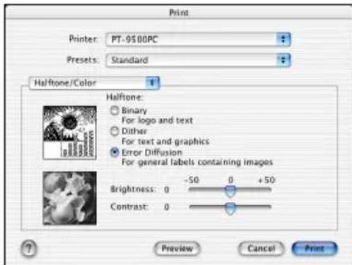 BROTHER PTouch 9500PC - Halftone/Color - 1