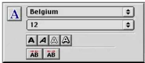 BROTHER PTouch 9500PC - Font properties (Schrifteigenschaften) - 1