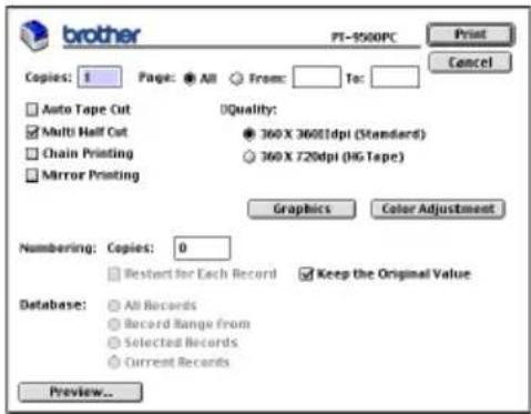 BROTHER PTouch 9500PC - Etikett drucken - 4