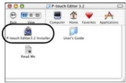 BROTHER PTouch 9500PC - Double-cliquez sur le dossier P-touch Editor 3.2. - 3