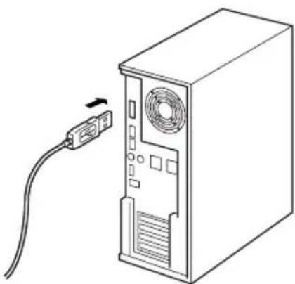 BROTHER PTouch 9500PC - Entfernen Sie den Kabelbinder vom mitgelieferten USB-Datenkabel. - 5