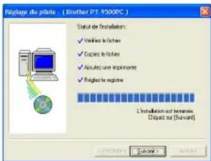 BROTHER PTouch 9500PC - Cliquez sur [Suvant]. - 1