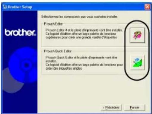 BROTHER PTouch 9500PC - Démarrez le PC, puis insérez le CD-ROM dans le lecteur. - 6
