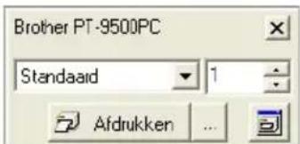 BROTHER PTouch 9500PC - □ Afdrukeigenschappen - 1