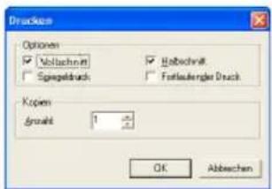 BROTHER PTouch 9500PC - Wahlen Sie die gewünschten Druckoptionen aus. - 1