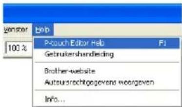 BROTHER PTouch 9500PC - Help gebruiken - 4