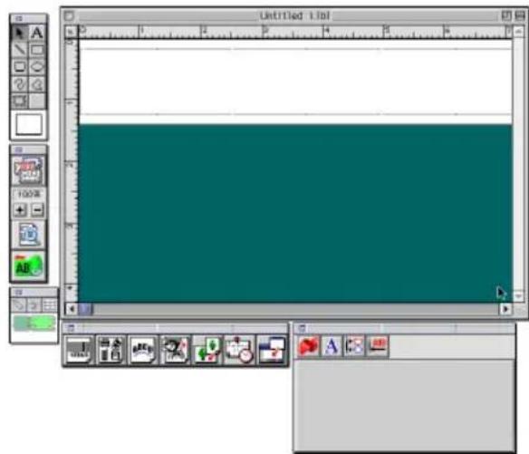 BROTHER PTouch 9500PC - Fenêtre de mise en page - 1