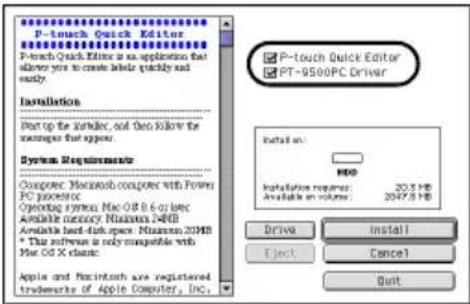 BROTHER PTouch 9500PC - Remarque - 8
