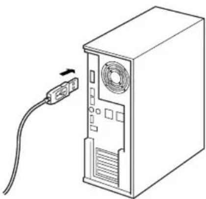 BROTHER PTouch 9500PC - Préparez le cable d'interface USB fourni. - 9