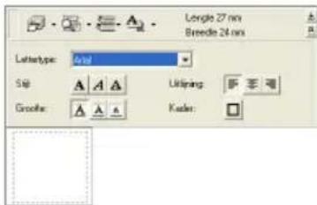 BROTHER PTouch 9500PC - Geef het lettertype, de stijl, de grootte, enzovoort, op. - 1