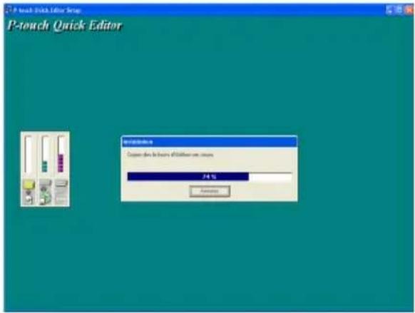 BROTHER PTouch 9500PC - Selectionnez le dossier de destination dans lequel vous souhaitez installer les fichiers, puis cliquez sur [Suvant]. - 2