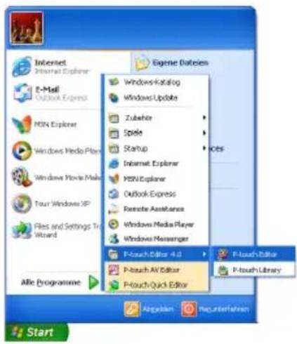 BROTHER PTouch 9500PC - ■Unter Windows® XP - 1