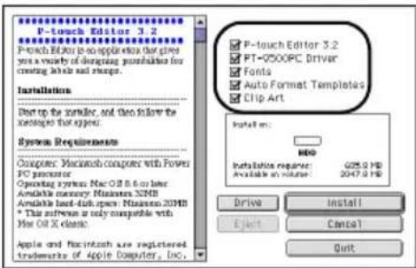 BROTHER PTouch 9500PC - Remarque - 10