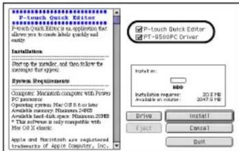 BROTHER PTouch 9500PC - Hinweis - 4