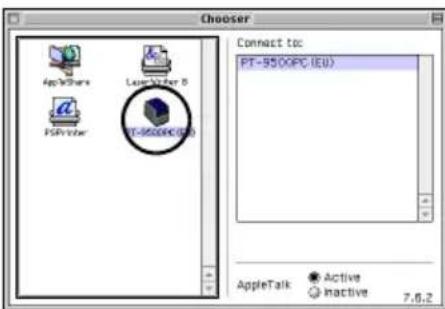 BROTHER PTouch 9500PC - De printer selecteren - 4