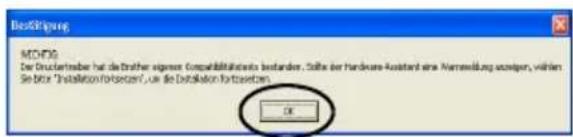 BROTHER PTouch 9500PC - Lesen Sie die Meldung und klichen Sie dann auf die Schaltfläche [OK]. - 1