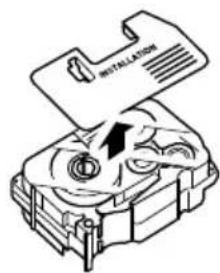 BROTHER PTouch 9500PC - Insertion de la cassette de ruban - 1