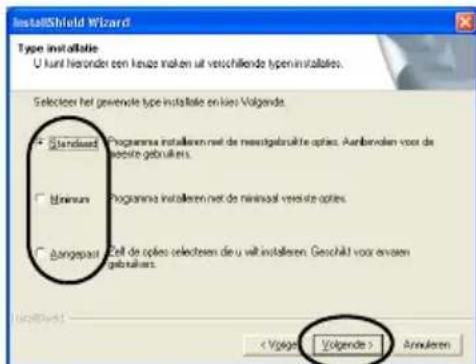 BROTHER PTouch 9500PC - Selecteer het gewenste type en klik op [Volgende]. - 1