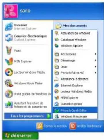 BROTHER PTouch 9500PC - Sous Windows XP - 1