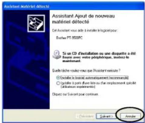 BROTHER PTouch 9500PC - ■Raccordement à un port USB - 1