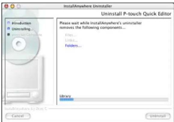 BROTHER PTouch 9500PC - Cliquez sur [Quit]. - 9