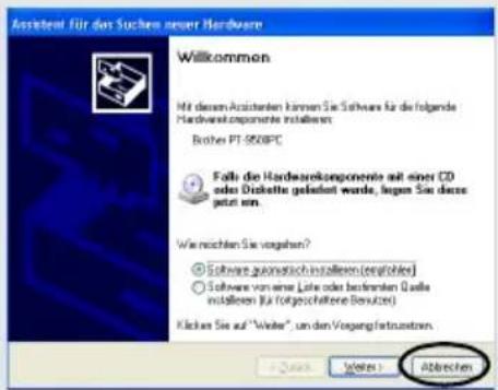 BROTHER PTouch 9500PC - Hinweis - 2