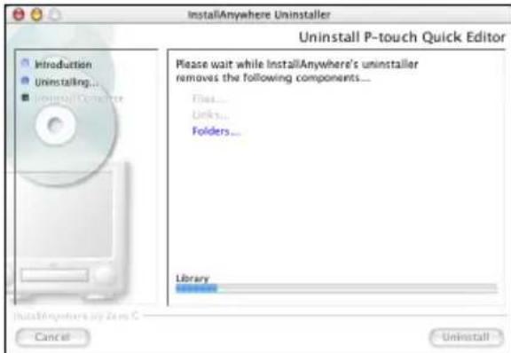 BROTHER PTouch 9500PC - Software deinstallieren - 21