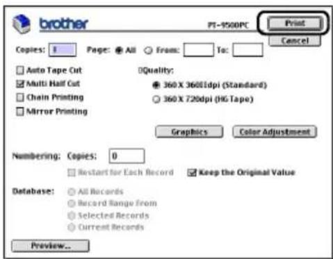 BROTHER PTouch 9500PC - Namensschild erstellen - 17