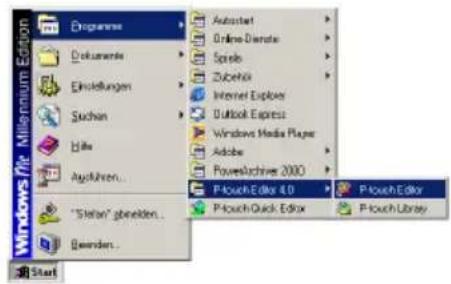 BROTHER PTouch 9500PC - ■Unter Windows 95/98/98 SE/Me/NT 4.0/2000 Pro - 1