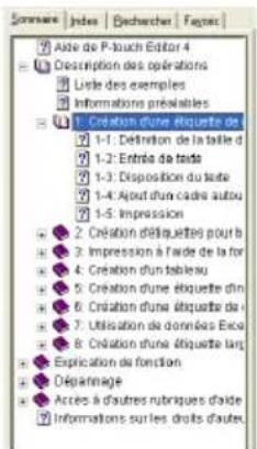 BROTHER PTouch 9500PC - Impression de l'aide - 1