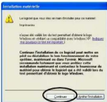 BROTHER PTouch 9500PC - Cliquez sur [Continuer]. - 1