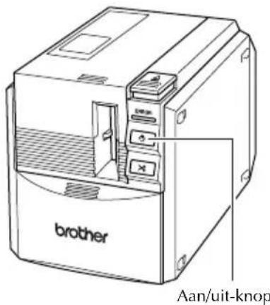 BROTHER PTouch 9500PC - Plaats de lintcassette. - 4