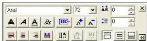 BROTHER PTouch 9500PC - Propriétés de texte - 1