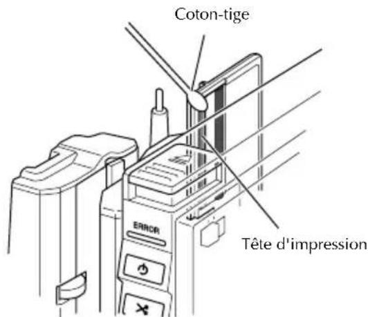 BROTHER PTouch 9500PC - Nettoyage de la tete d'impression et du cabestan - 2