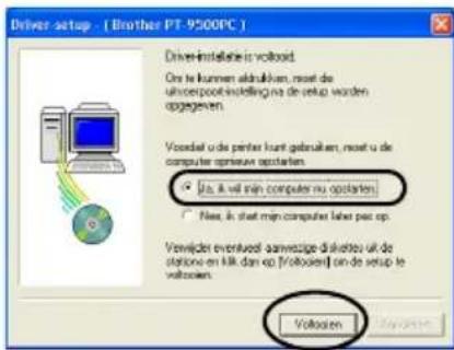 BROTHER PTouch 9500PC - Klik op [Volgende]. - 4