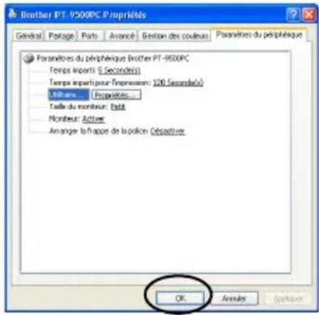BROTHER PTouch 9500PC - Cliquez sur [OK]. - 1