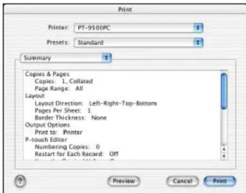 BROTHER PTouch 9500PC - Summary - 1