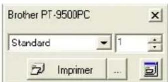 BROTHER PTouch 9500PC - Proprietés d'impression - 1