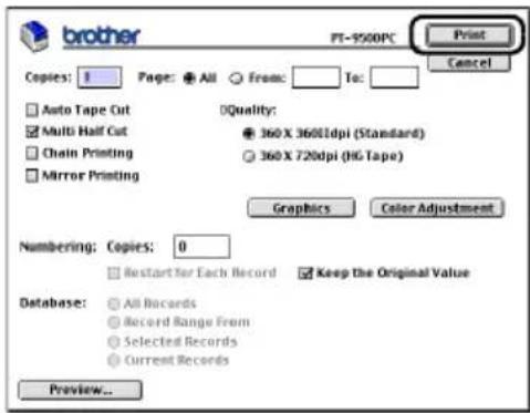 BROTHER PTouch 9500PC - Etikett drucken - 1