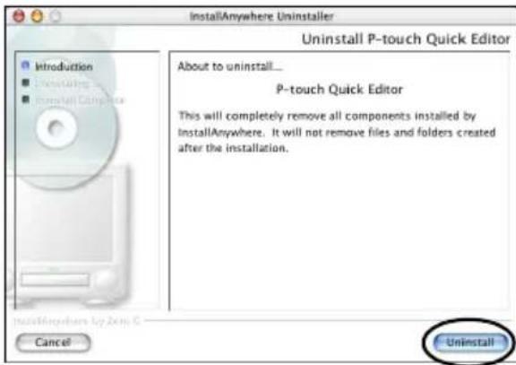 BROTHER PTouch 9500PC - Software deinstallieren - 20