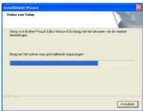 BROTHER PTouch 9500PC - Klik op [Voltooien]. - 2