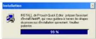 BROTHER PTouch 9500PC - Cliquez sur le bouton du logiciel P-touch Quick Editor. - 2